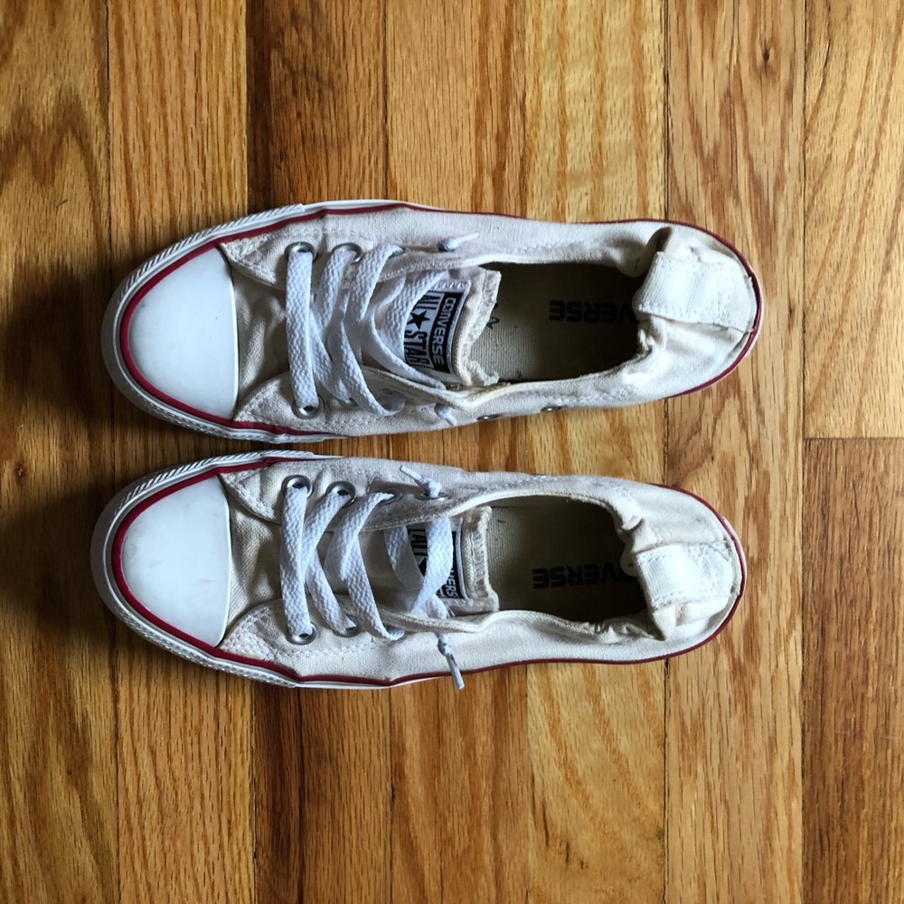 Converse Shoreline Slip in Cream/Off-White